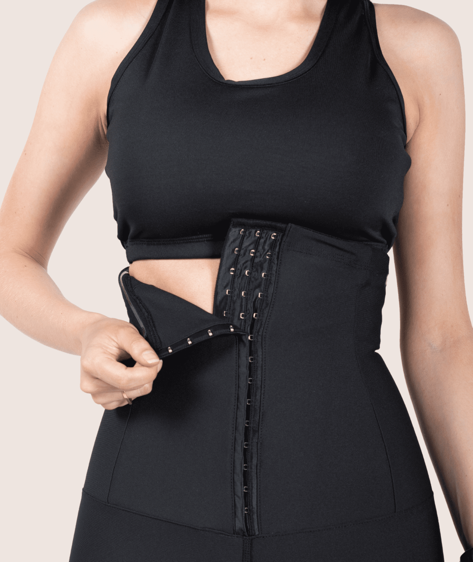 legging gaine intégré agrafes