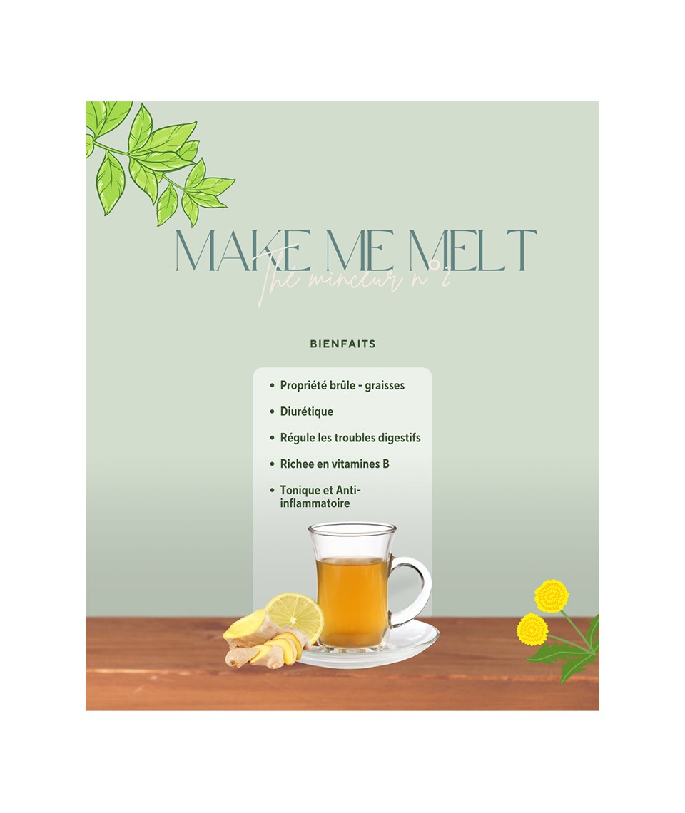 Bienfait du thé vert minceur MAKE ME MELT Bienfait du thé vert minceur MAKE ME MELT