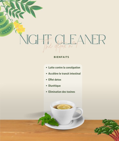 Tisane détox bio séné – NIGHT CLEANER |DETOX N°1 | SCULP’THÉ 2