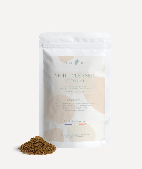 Tisane détox bio séné – NIGHT CLEANER |DETOX N°1 | SCULP’THÉ